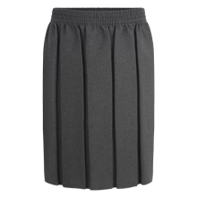 box pleat school skirt